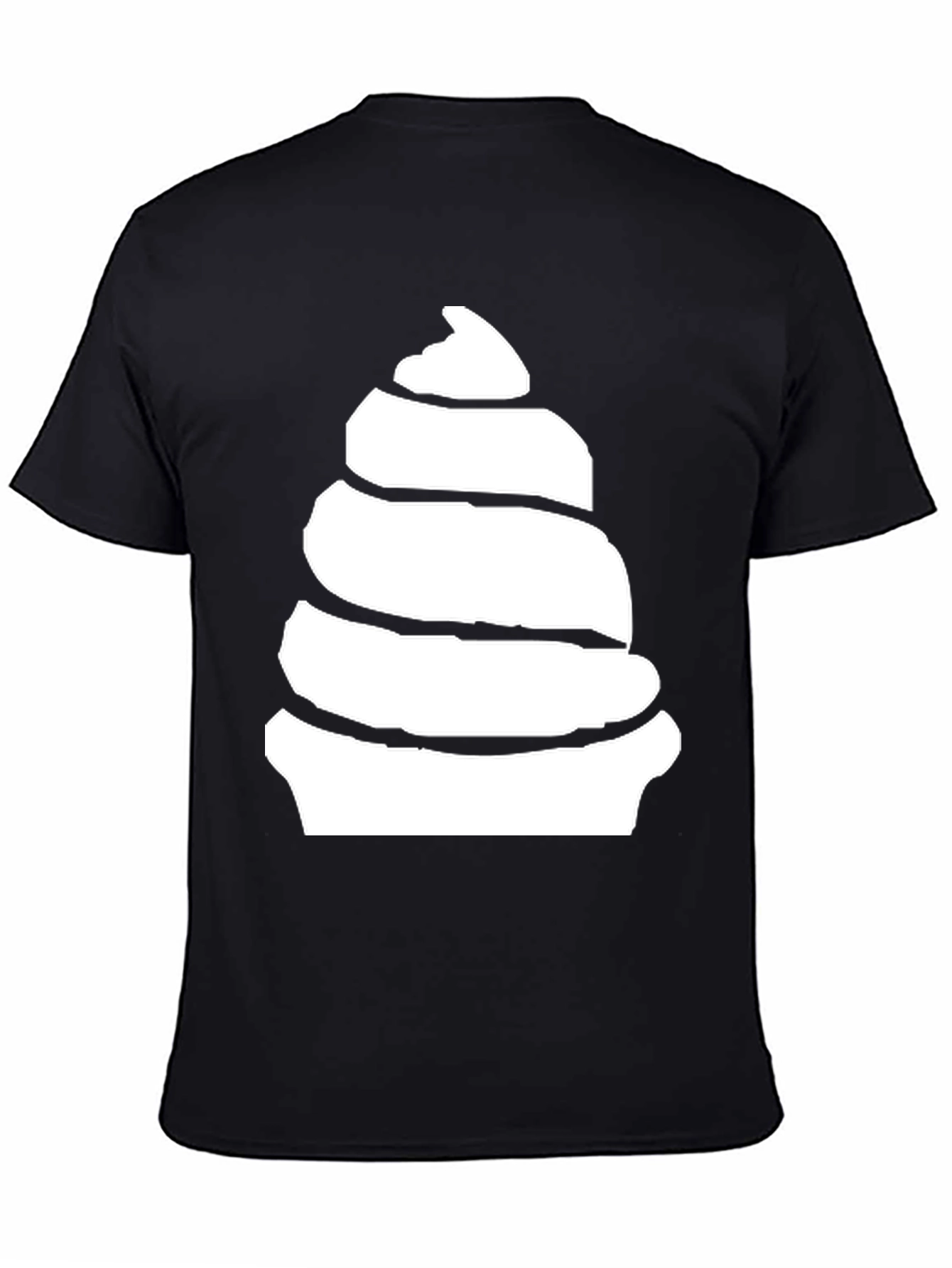 Swirl Ice Cream Graphic Tee - Soft Cotton Blend