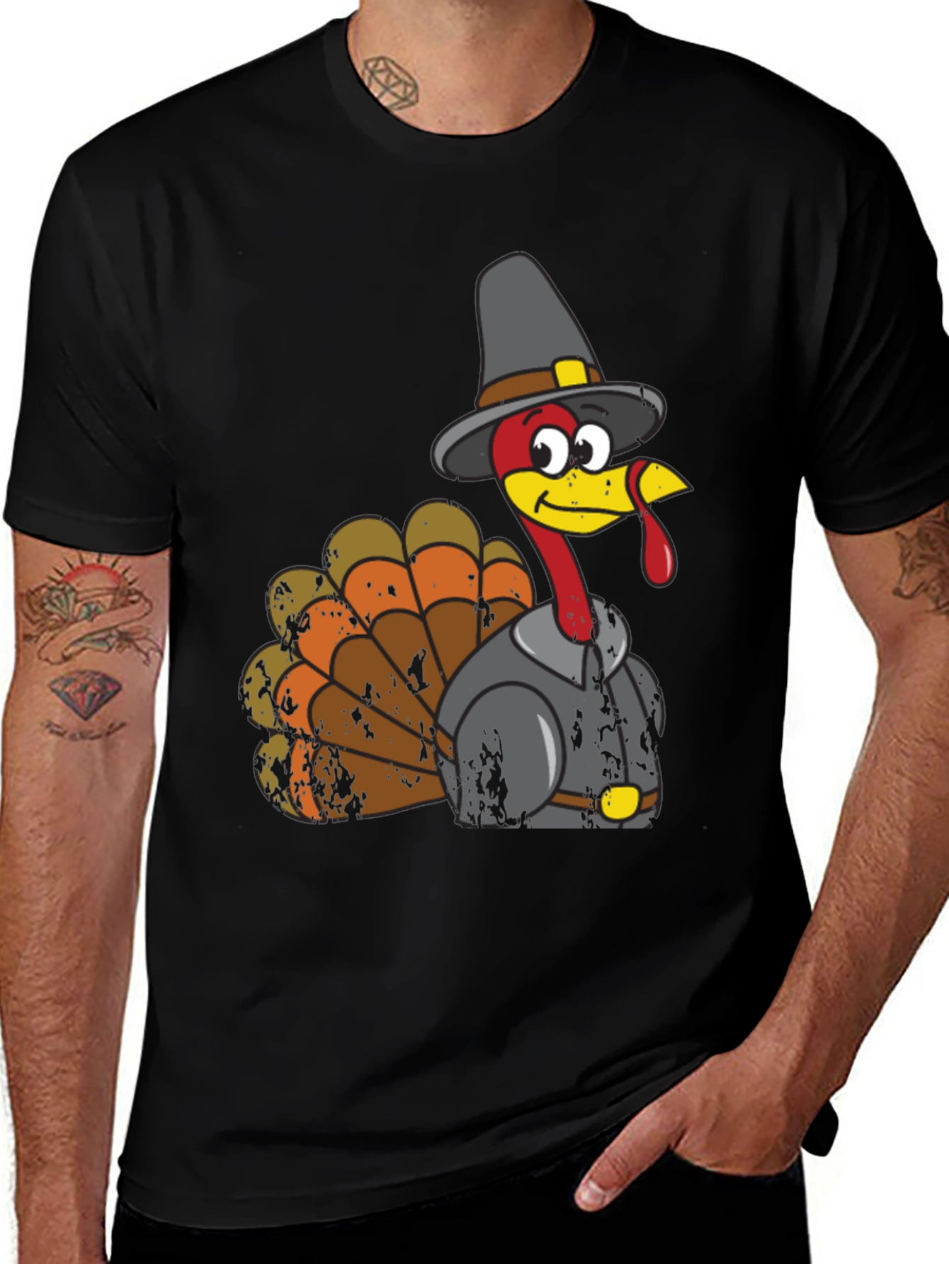 Thanksgiving Turkey Pilgrim T-Shirt