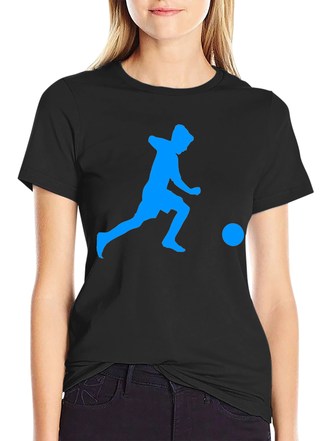 Soccer Player Graphic Tee - Stylish & Comfortable