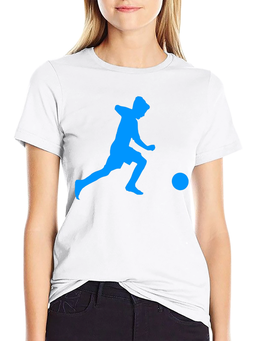 Soccer Player Graphic Tee - Stylish & Comfortable