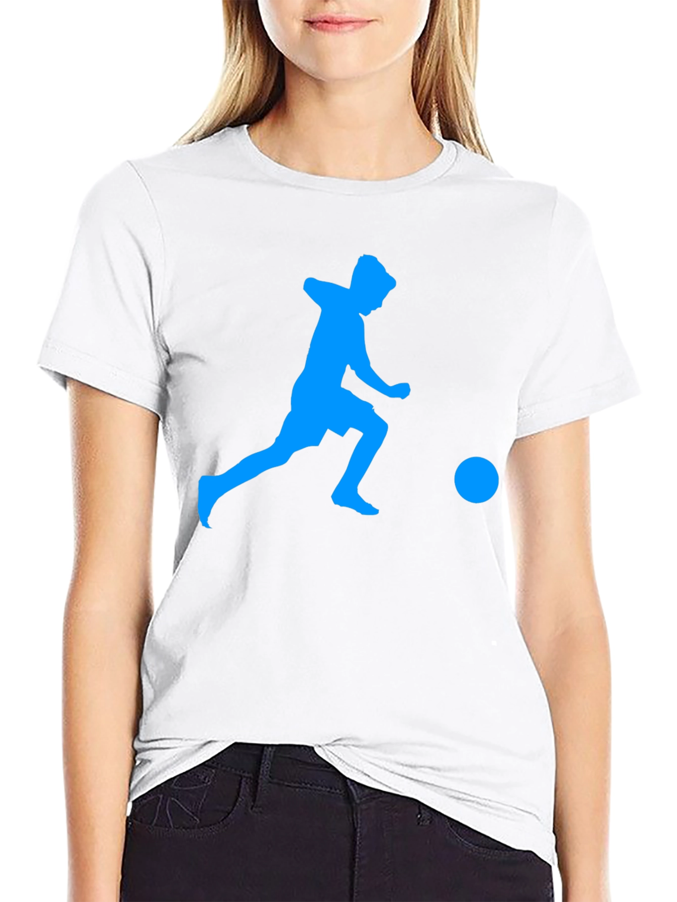 Soccer Player Graphic Tee - Stylish & Comfortable