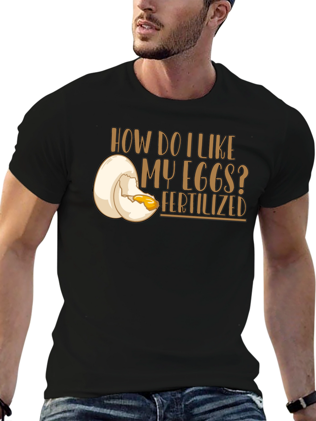 Fertilized Eggs Graphic T-Shirt - Funny Foodie Tee