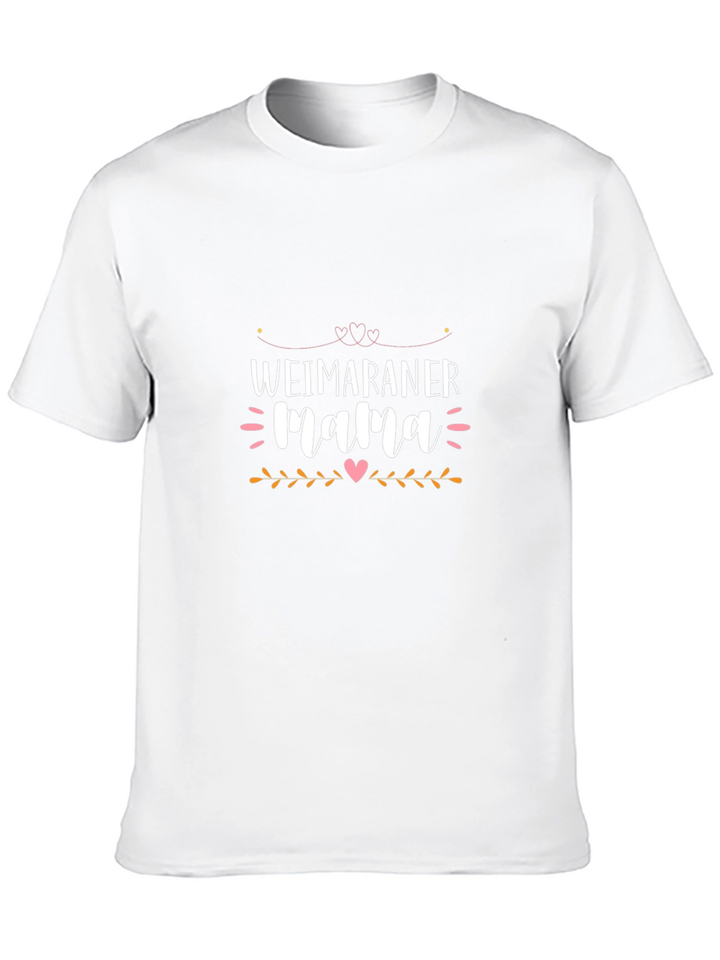 Weimaraner Mama Black T-Shirt