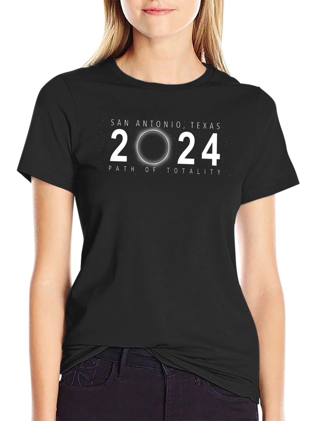 San Antonio Texas 2024 Eclipse T-Shirt