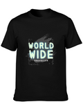 World Wide Traveller Black T-Shirt