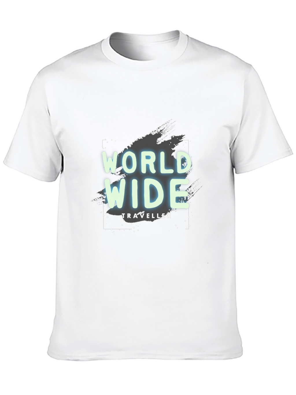 World Wide Traveller Black T-Shirt