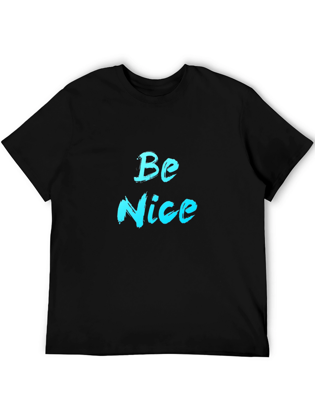 Be Nice Black T-Shirt - Casual Style