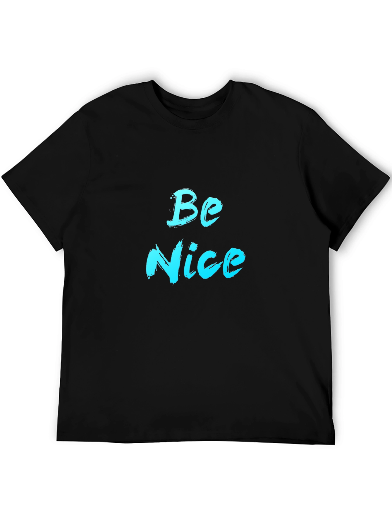 Be Nice Black T-Shirt - Casual Style