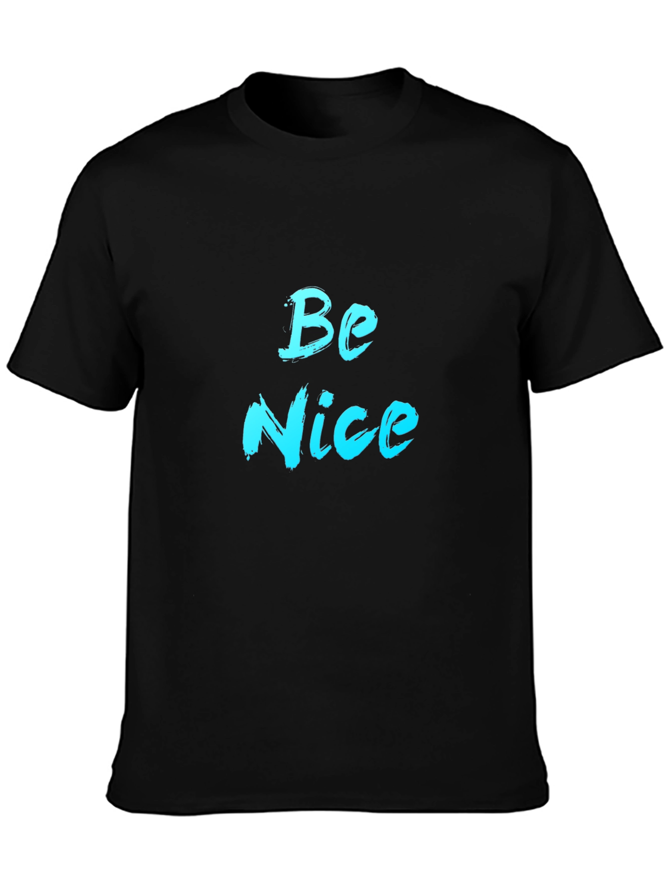 Be Nice Black T-Shirt - Casual Style