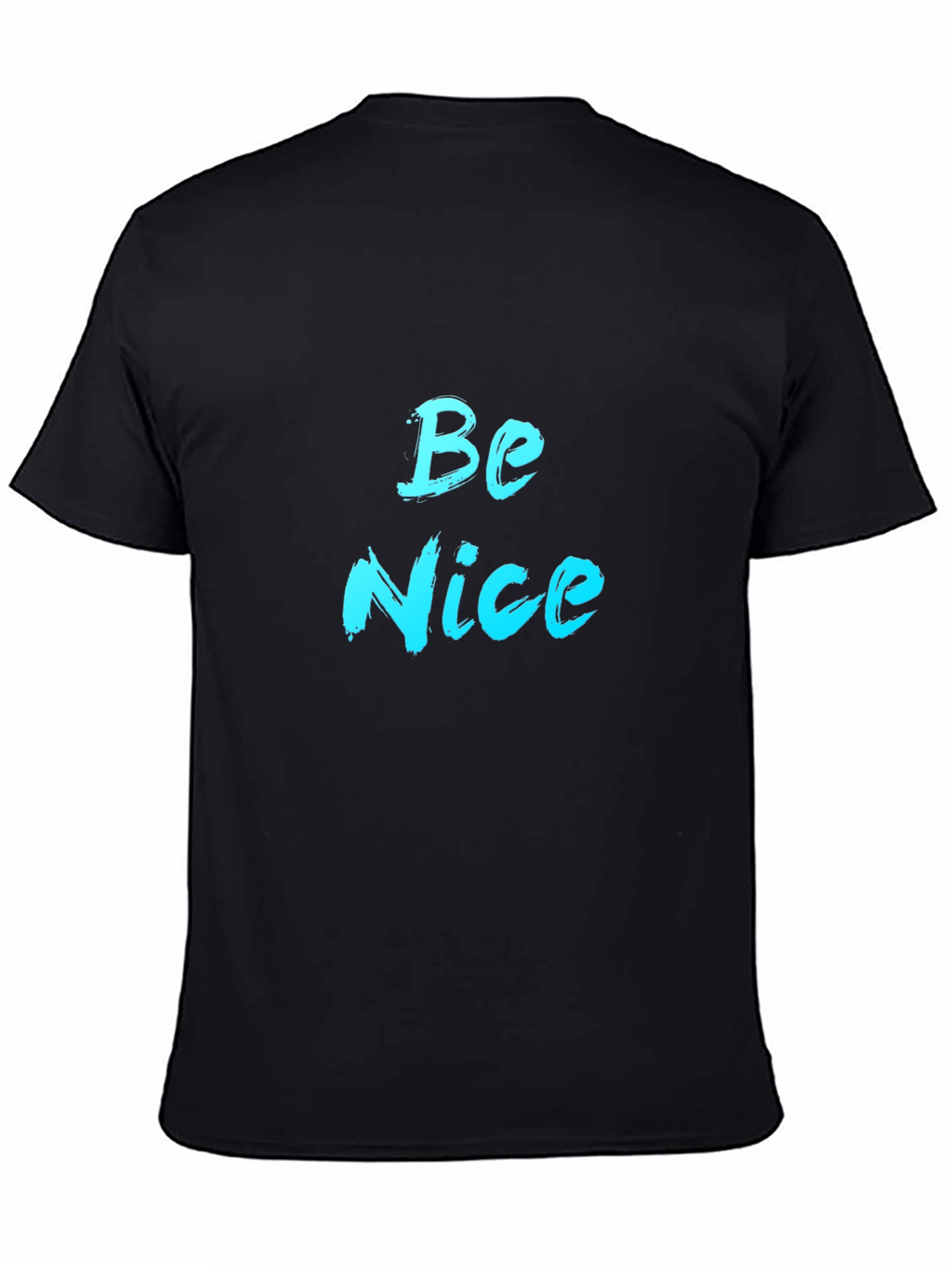 Be Nice Black T-Shirt - Casual Style