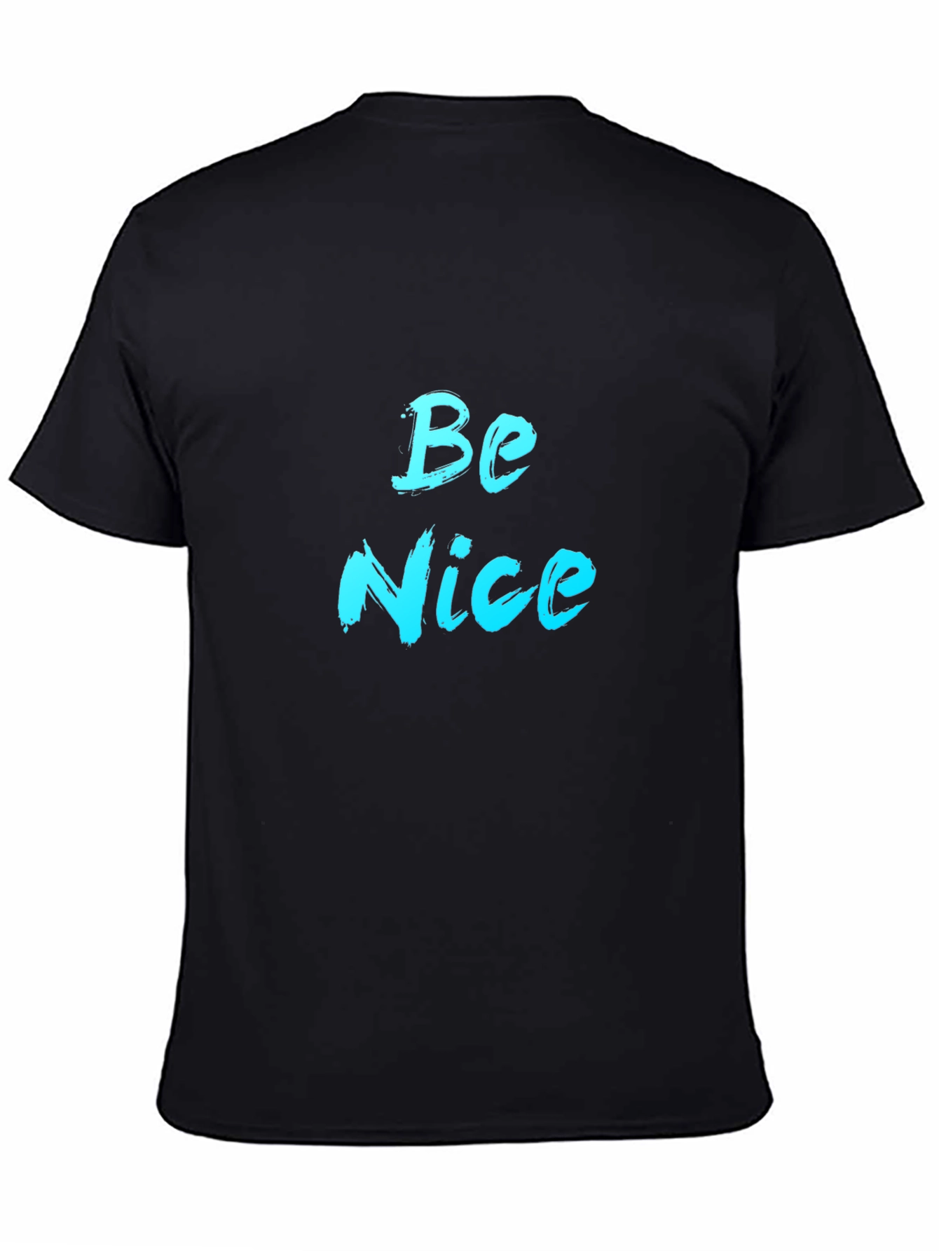 Be Nice Black T-Shirt - Casual Style