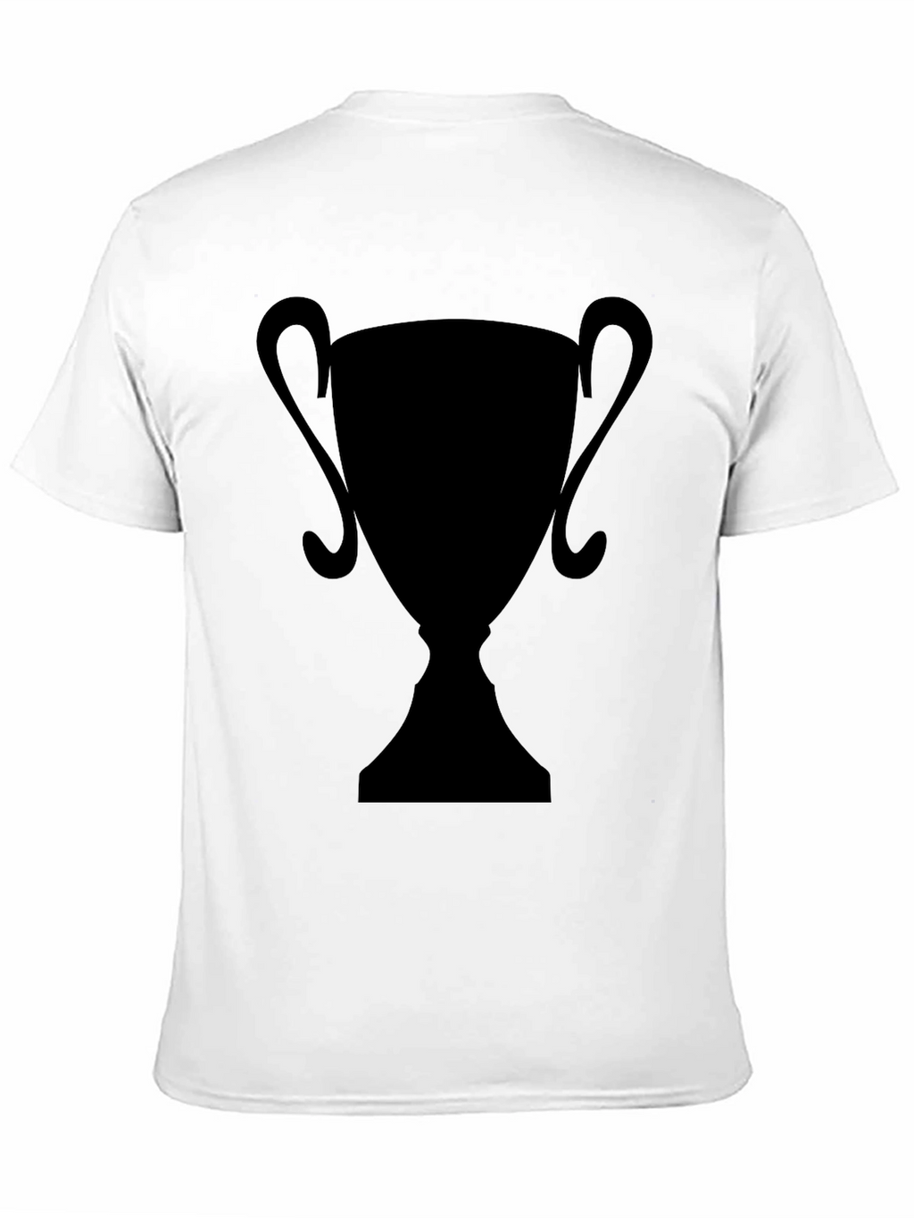 Silhouette Trophy Graphic Tee - Black Casual T-Shirt