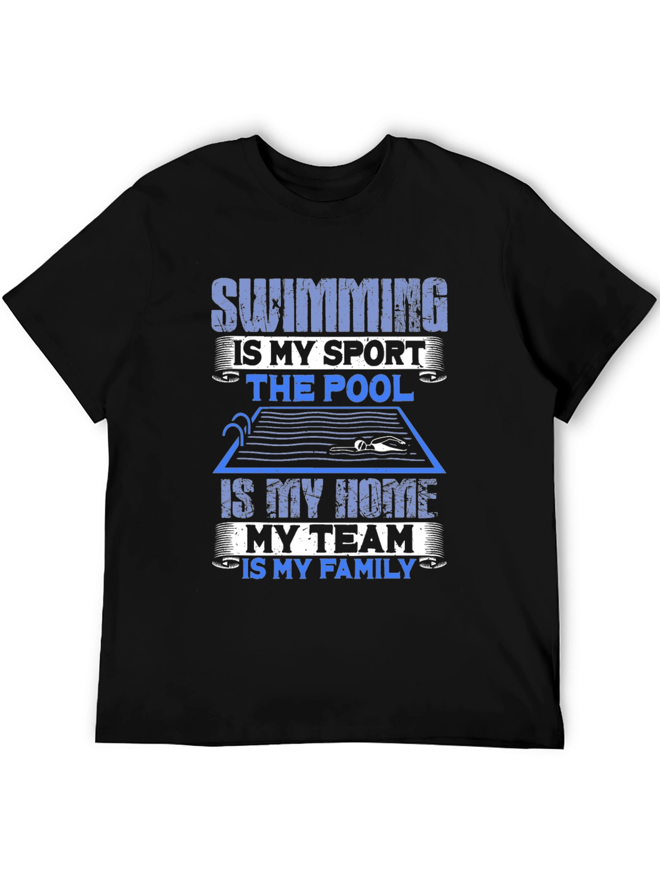 Swimming Is My Sport T-Shirt - Pool Swimmer Family Tee