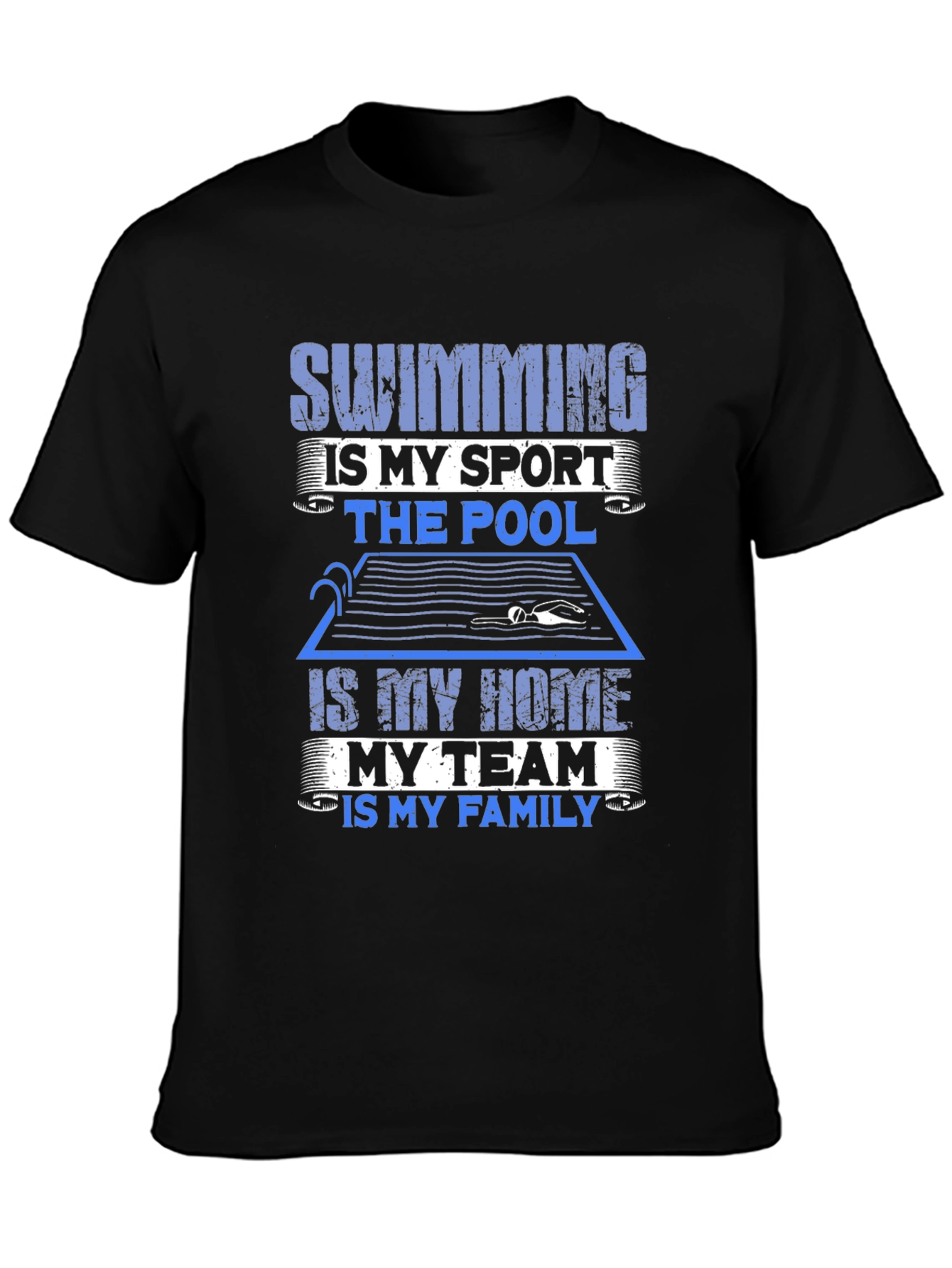 Swimming Is My Sport T-Shirt - Pool Swimmer Family Tee