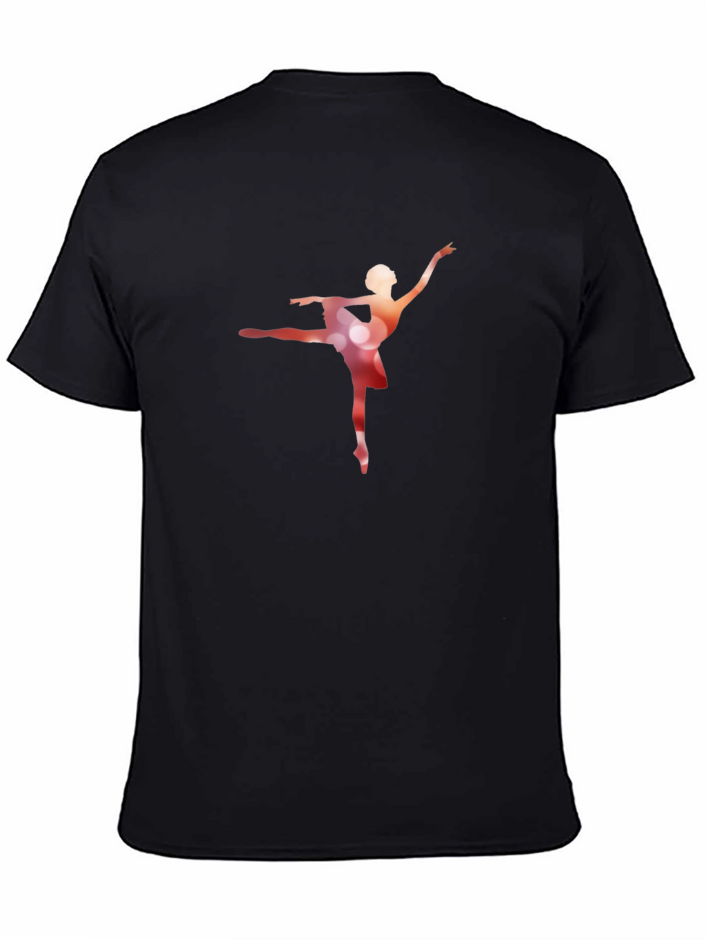 Ballerina Silhouette Black T-Shirt