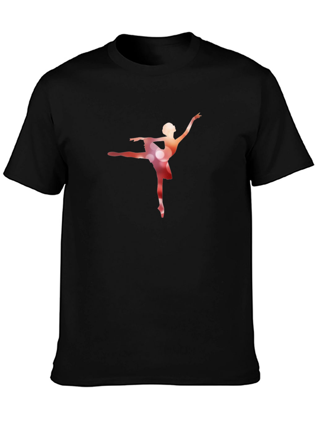Ballerina Silhouette Black T-Shirt