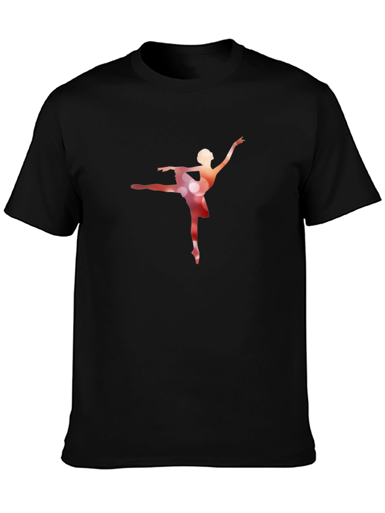 Ballerina Silhouette Black T-Shirt