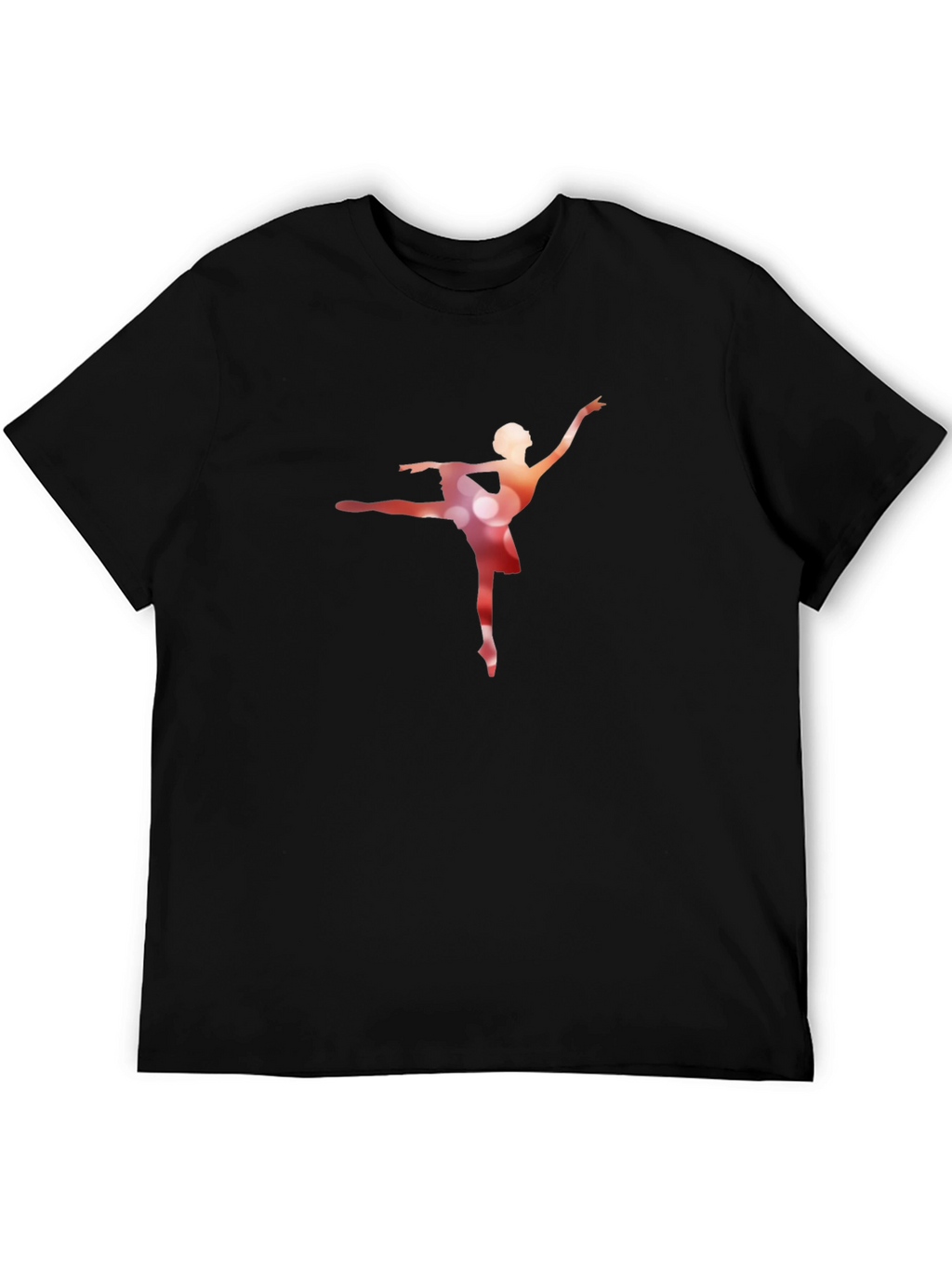 Ballerina Silhouette Black T-Shirt