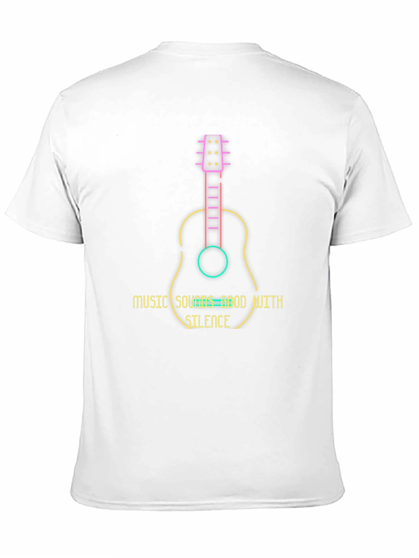 Guitar Music T-Shirt - Sounds Good With Silence