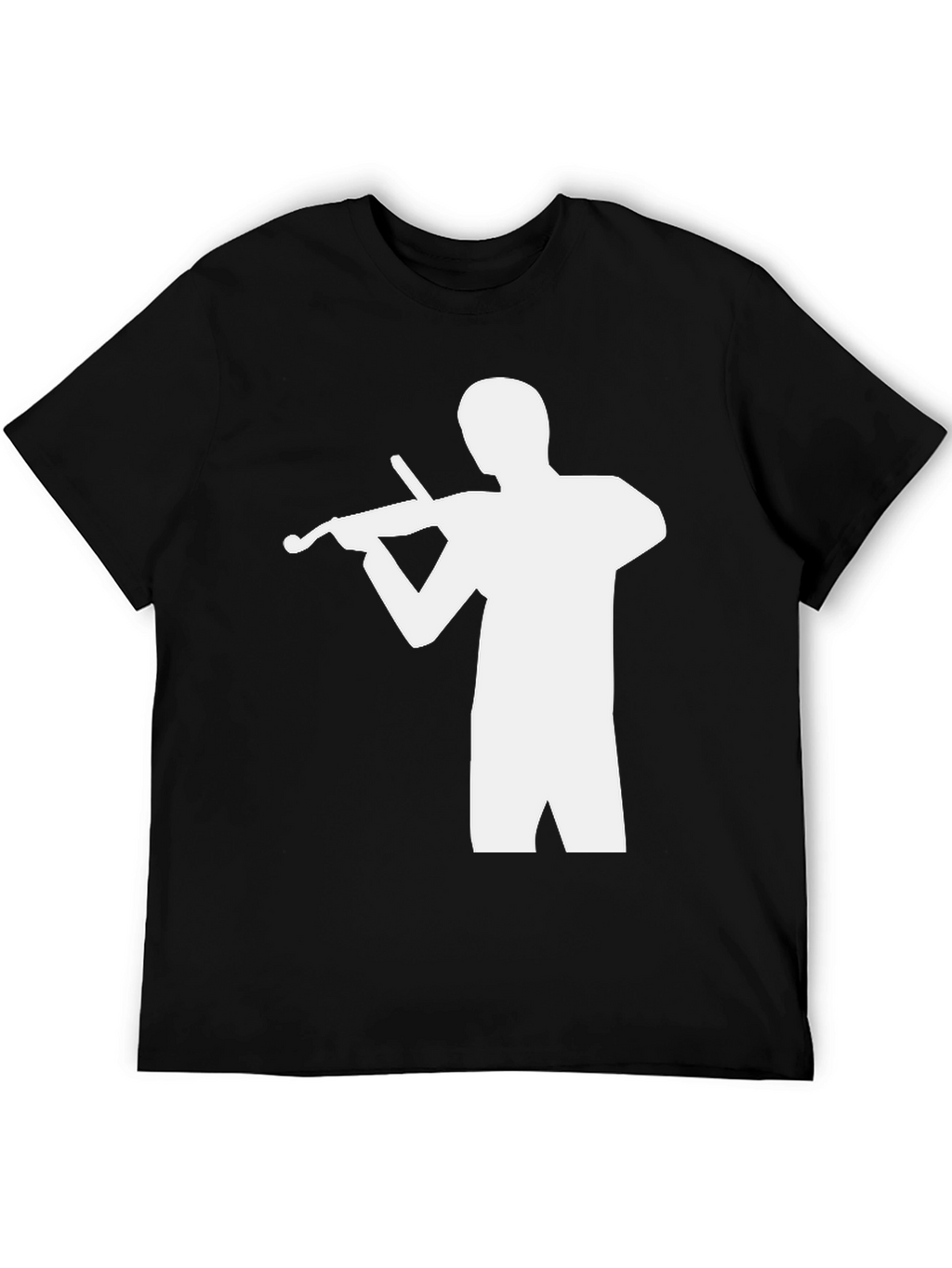Musician Silhouette Black T-Shirt