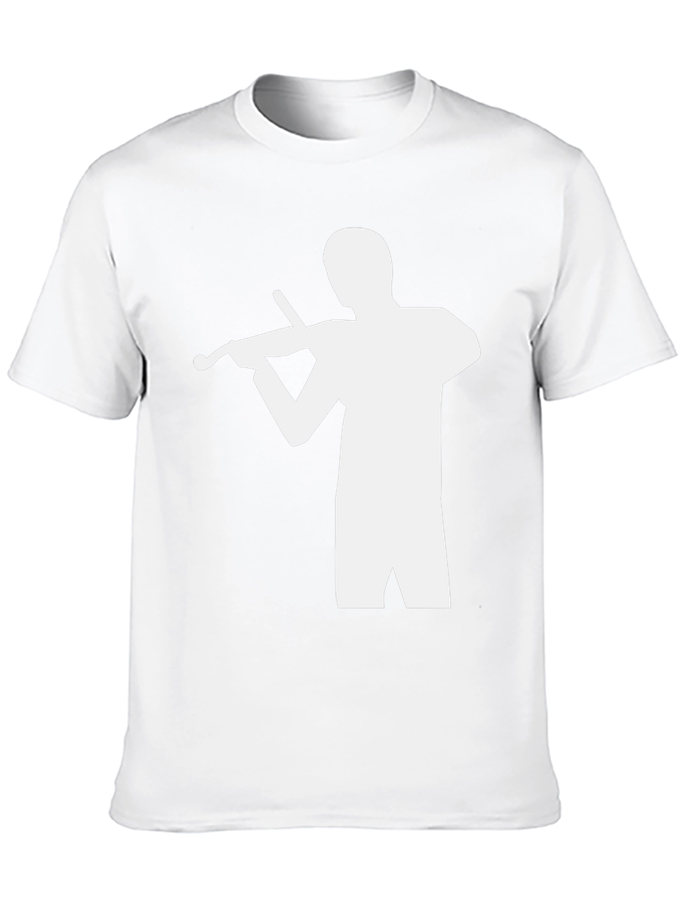 Musician Silhouette Black T-Shirt