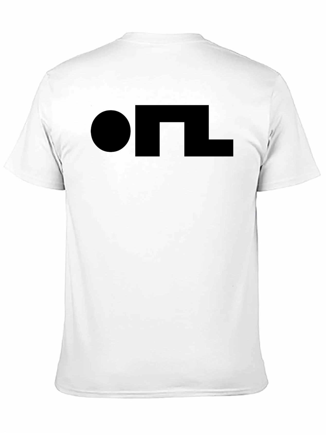 Geometric Graphic Black T-Shirt