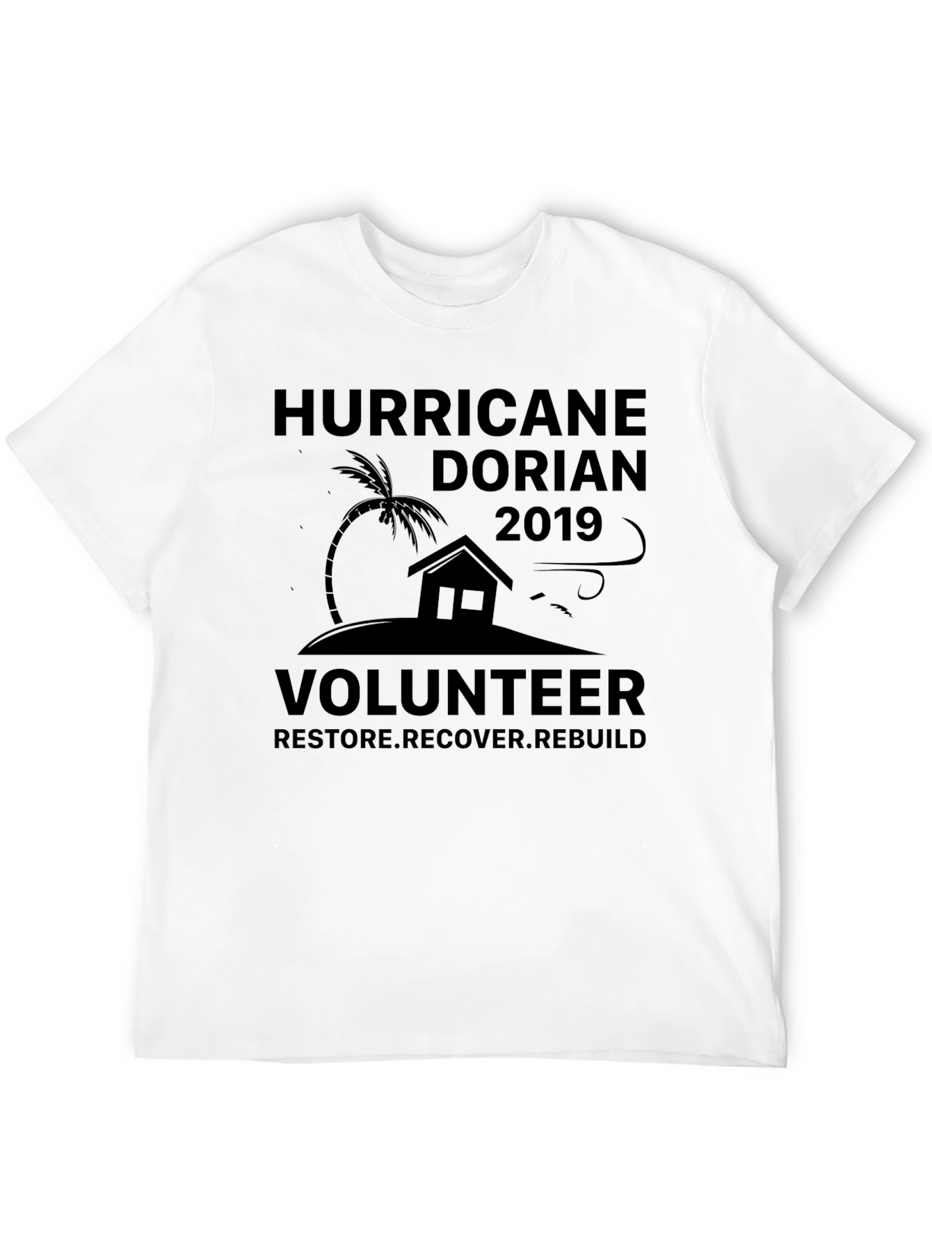 Hurricane Dorian 2019 Volunteer T-Shirt