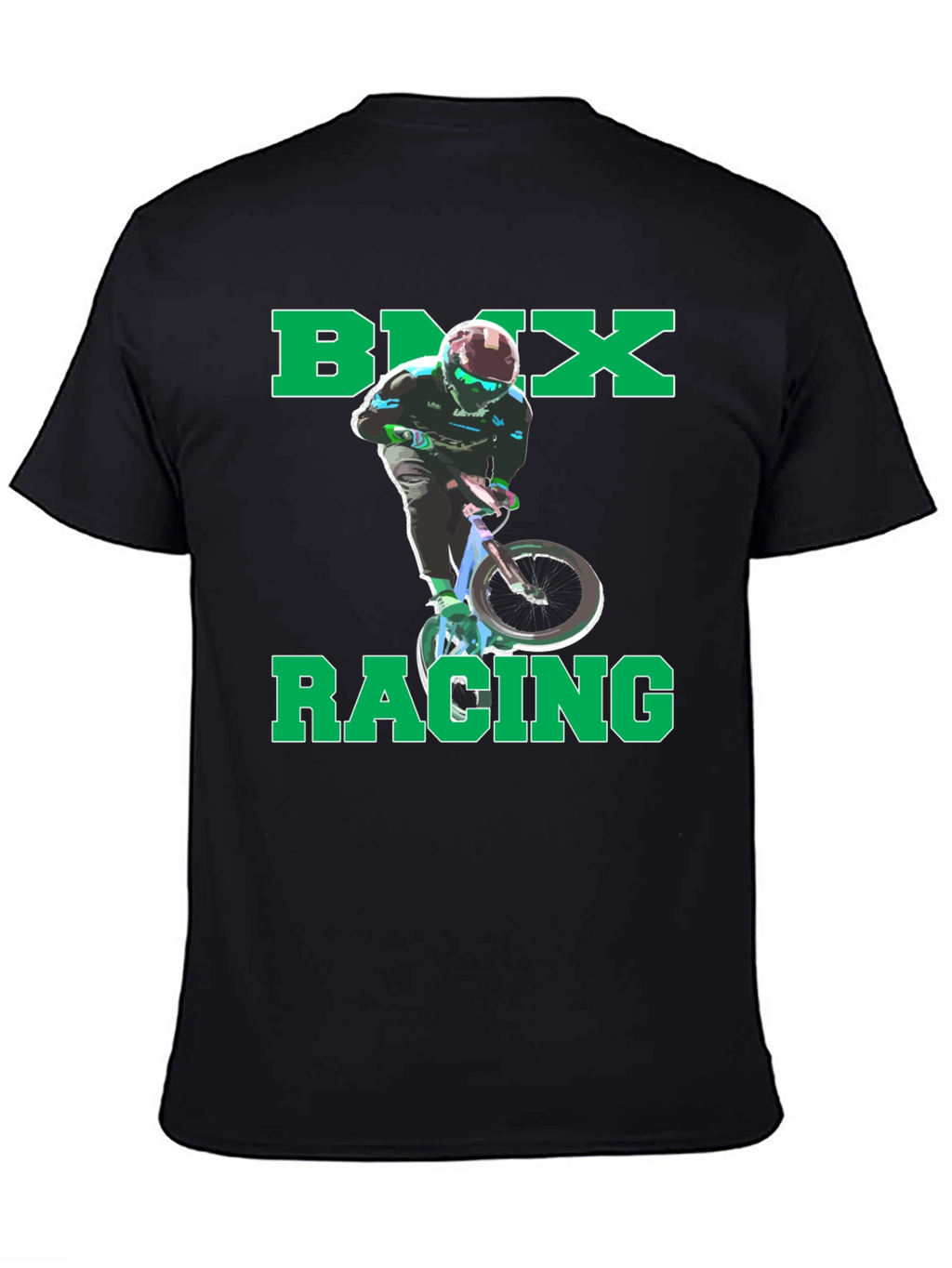BMX Racing Graphic T-Shirt - Cool Rider Design