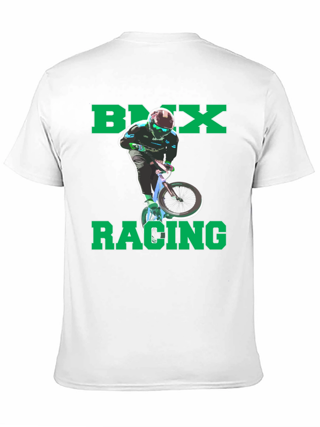 BMX Racing Graphic T-Shirt - Cool Rider Design