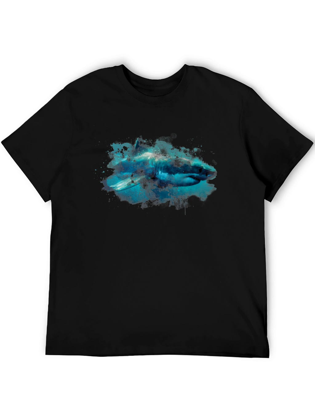 Shark Graphic Black T-Shirt