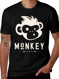 Monkey Graphic Tee - Cool Animal Design T-Shirt