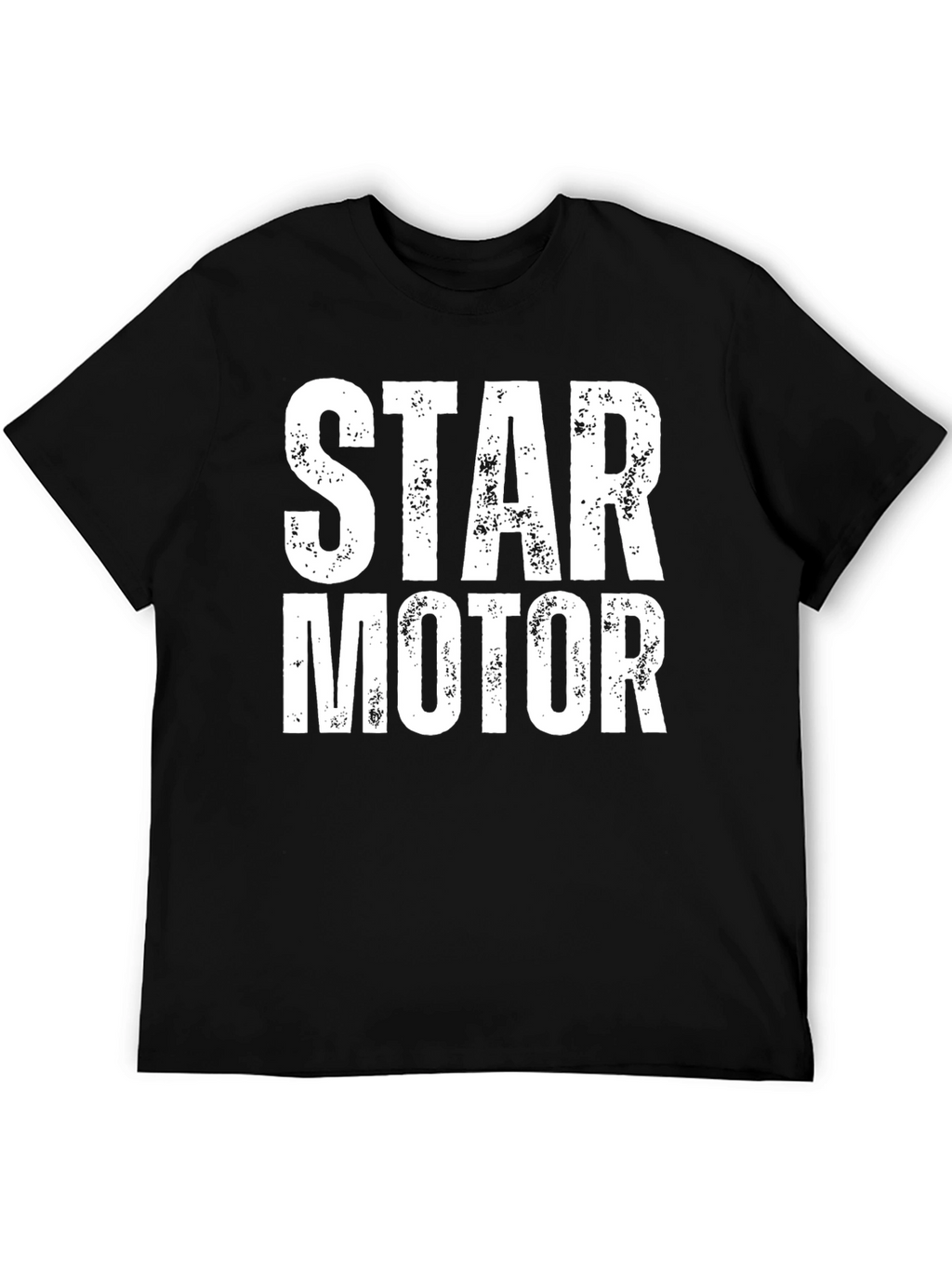 Star Motor Graphic T-Shirt - Stylish Black Tee