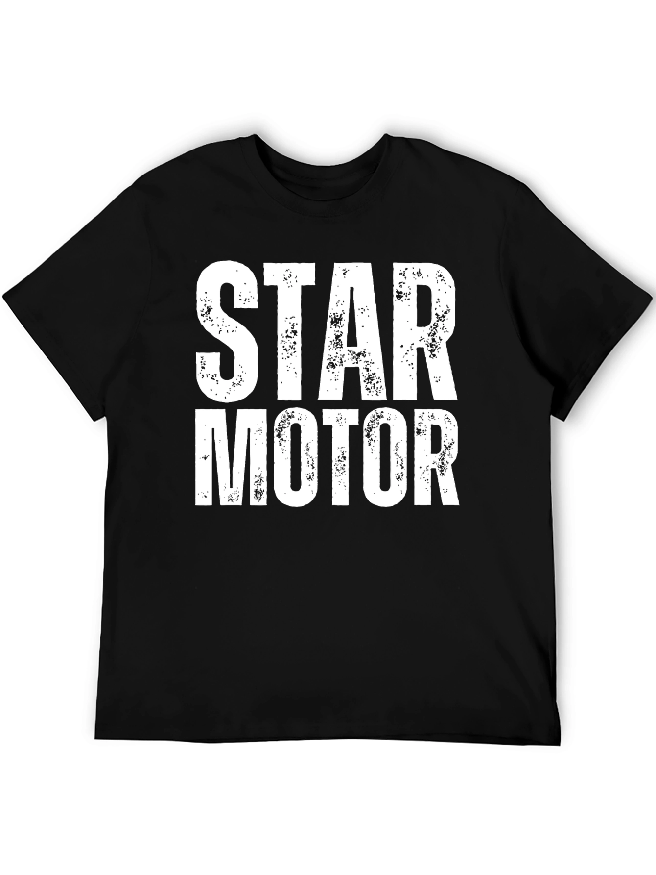 Star Motor Graphic T-Shirt - Stylish Black Tee