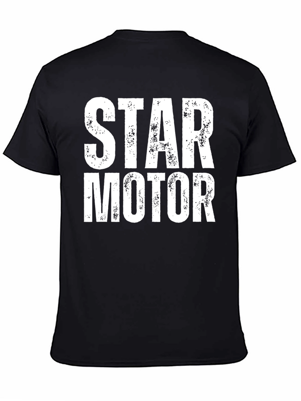 Star Motor Graphic T-Shirt - Stylish Black Tee