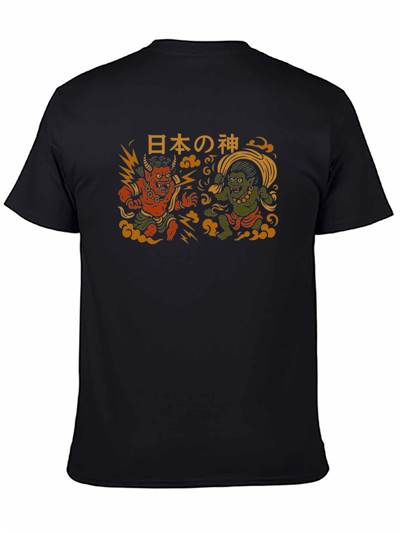 Japanese Gods Raijin and Fujin T-Shirt