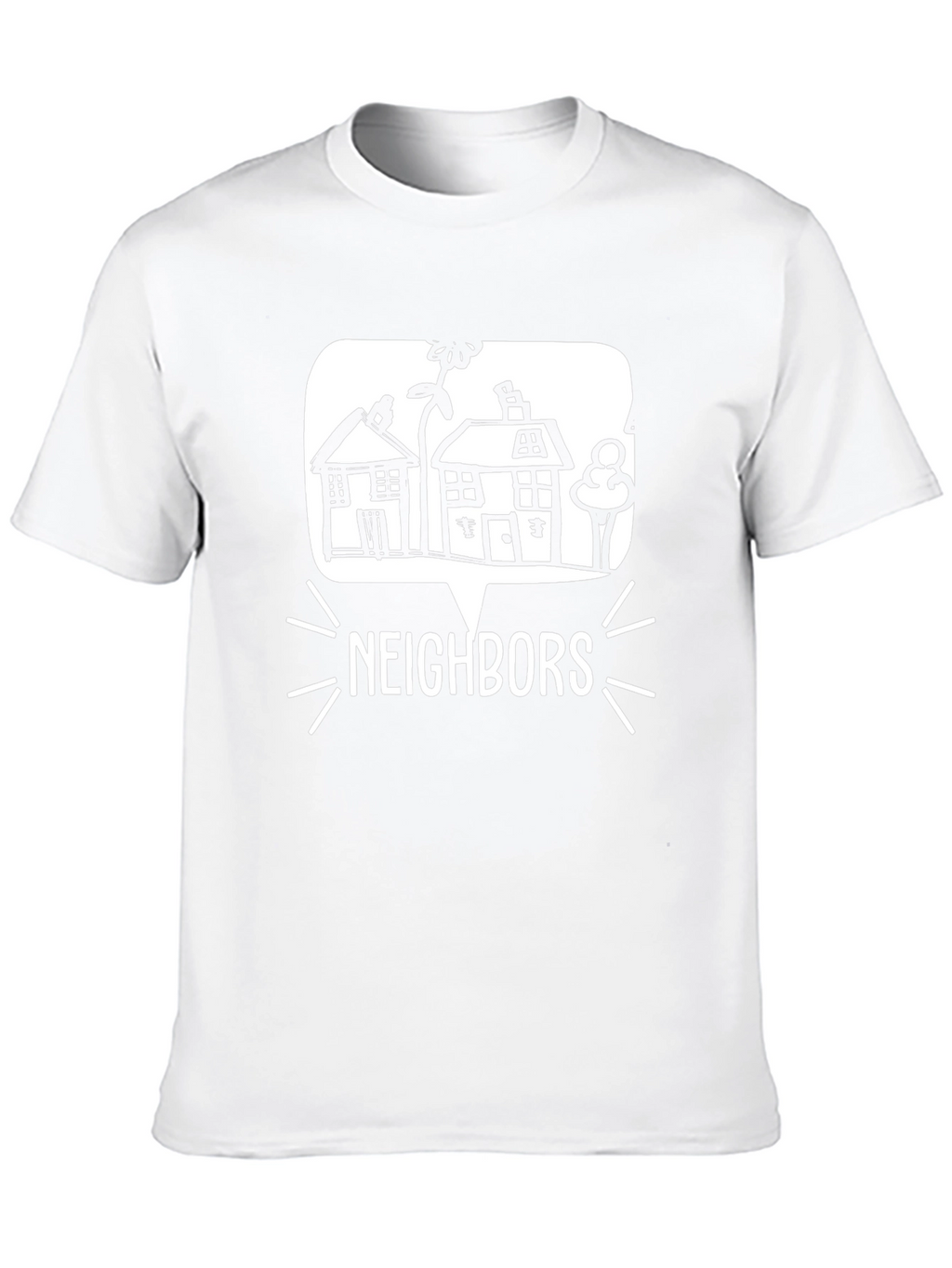 Neighbors Graphic T-Shirt - Black