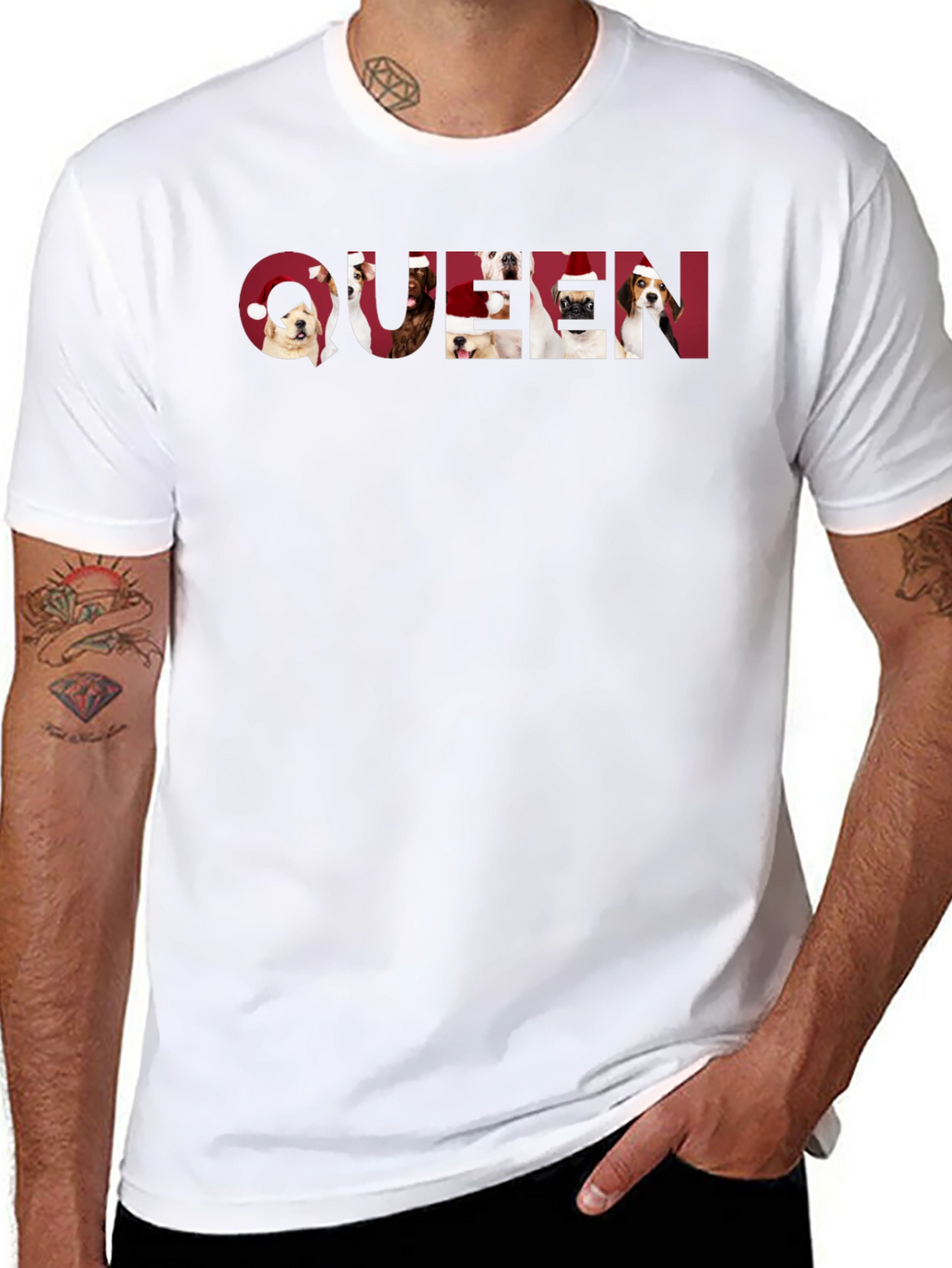 Dog Queen T-Shirt: Pet Lover Graphic Tee