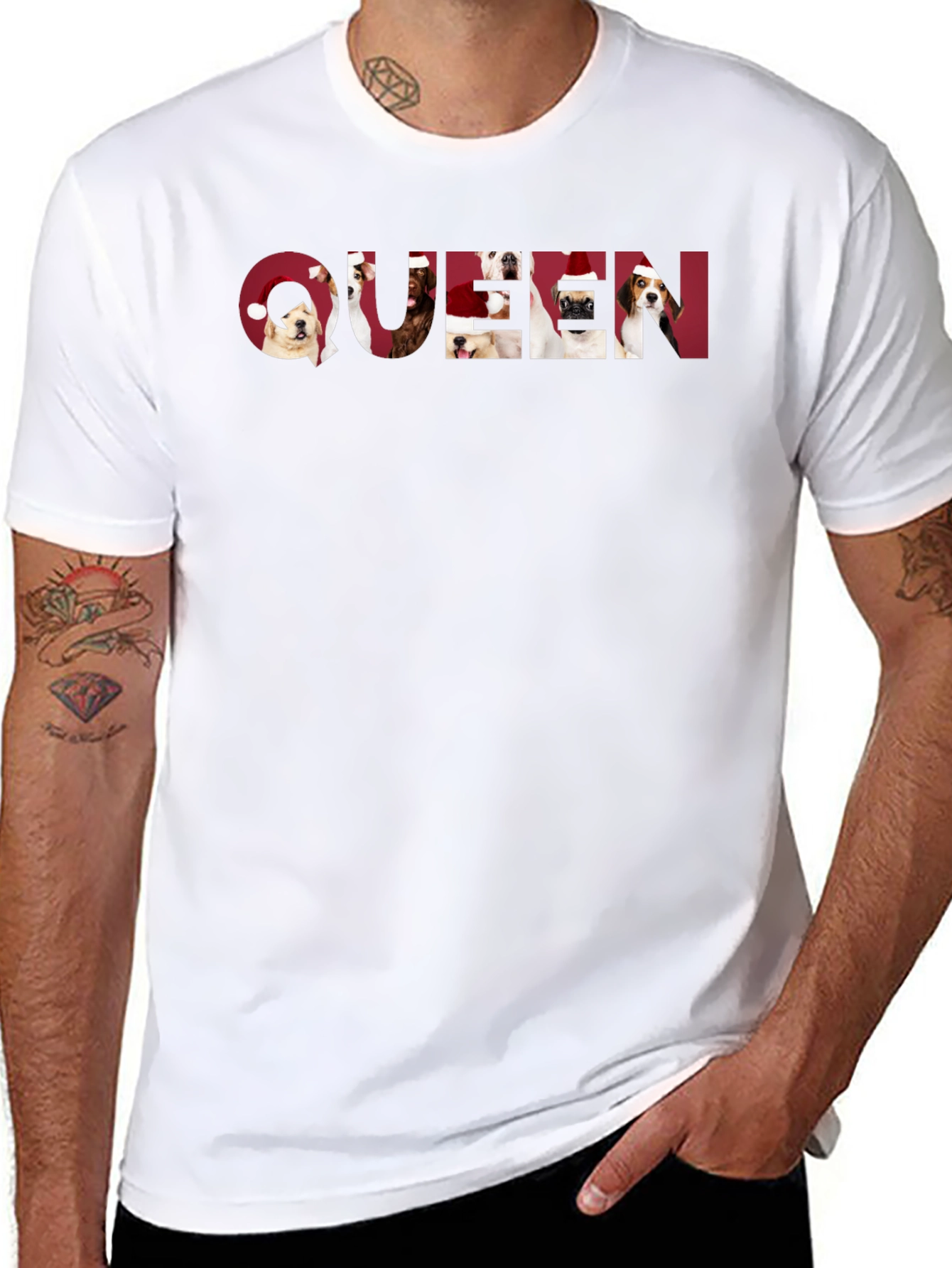 Dog Queen T-Shirt: Pet Lover Graphic Tee