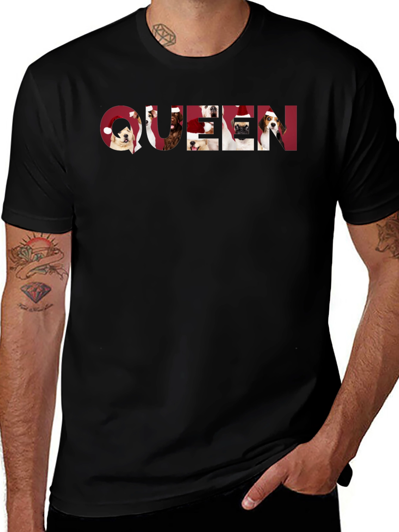 Dog Queen T-Shirt: Pet Lover Graphic Tee