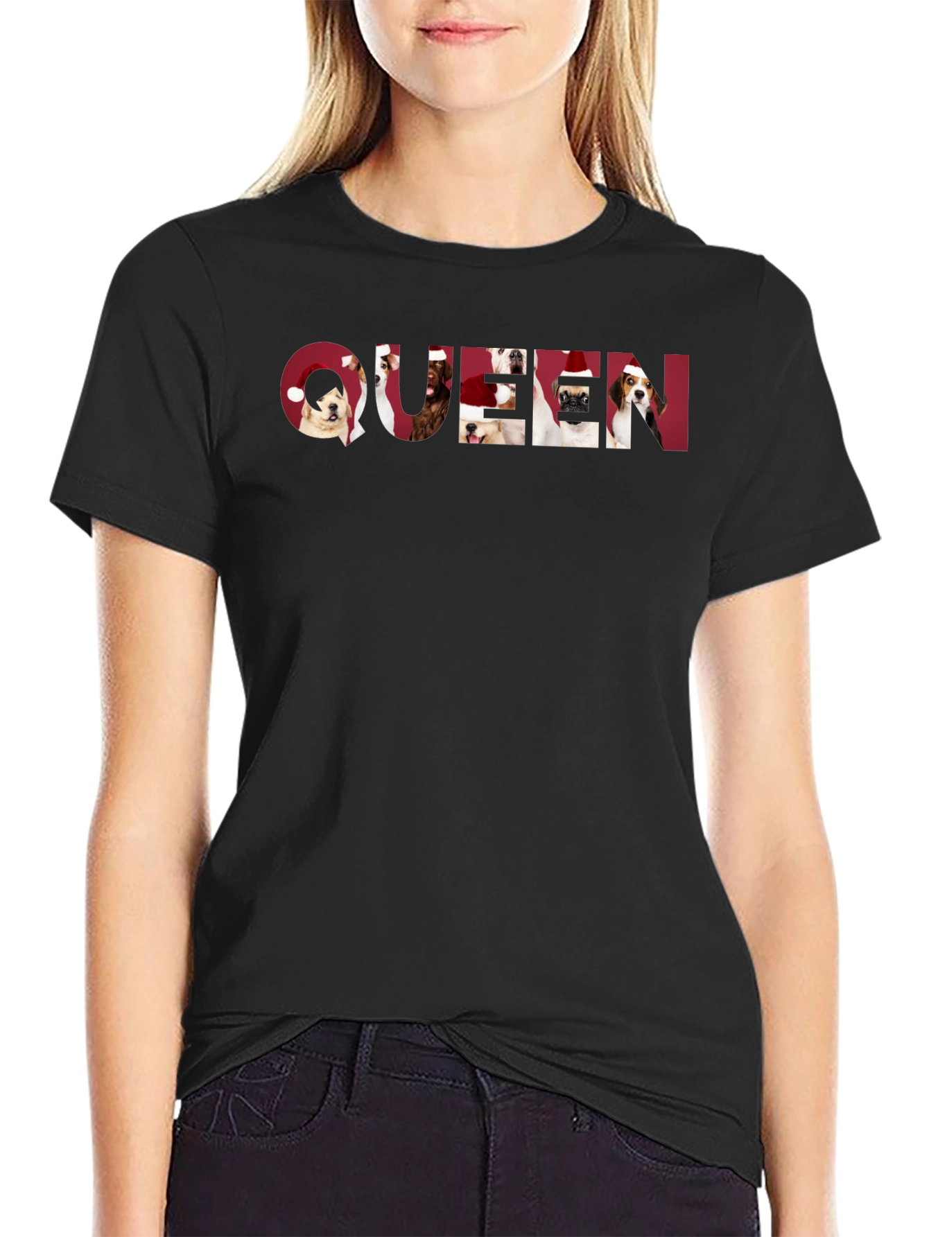 Dog Queen T-Shirt: Pet Lover Graphic Tee