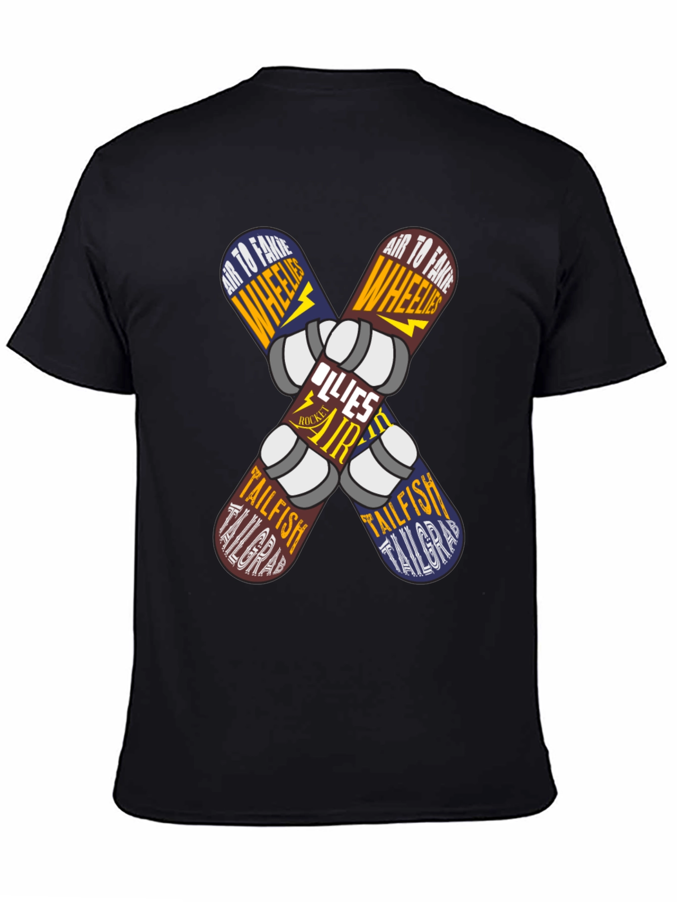 Skateboard Trick List Graphic Tee