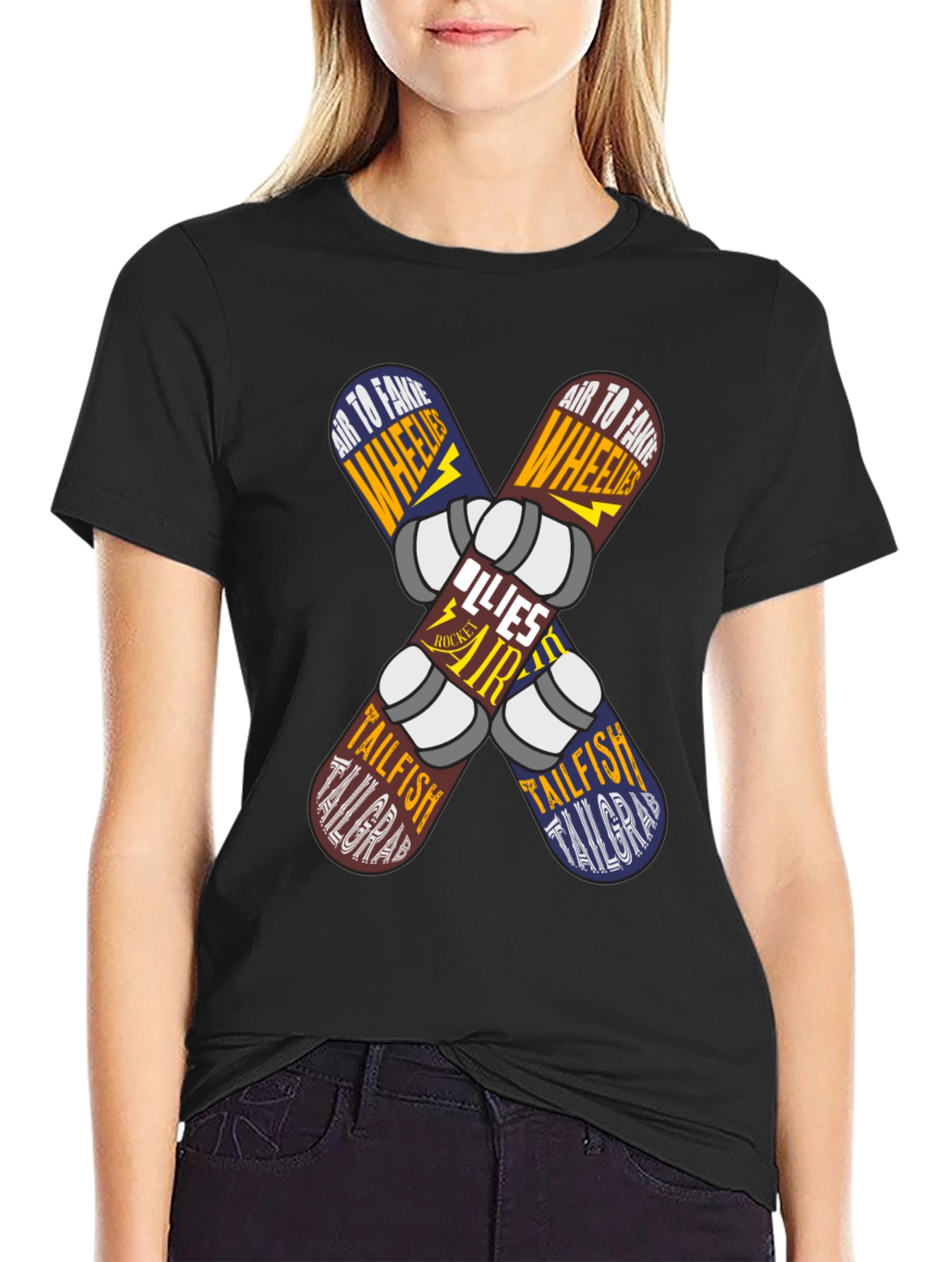 Skateboard Trick List Graphic Tee