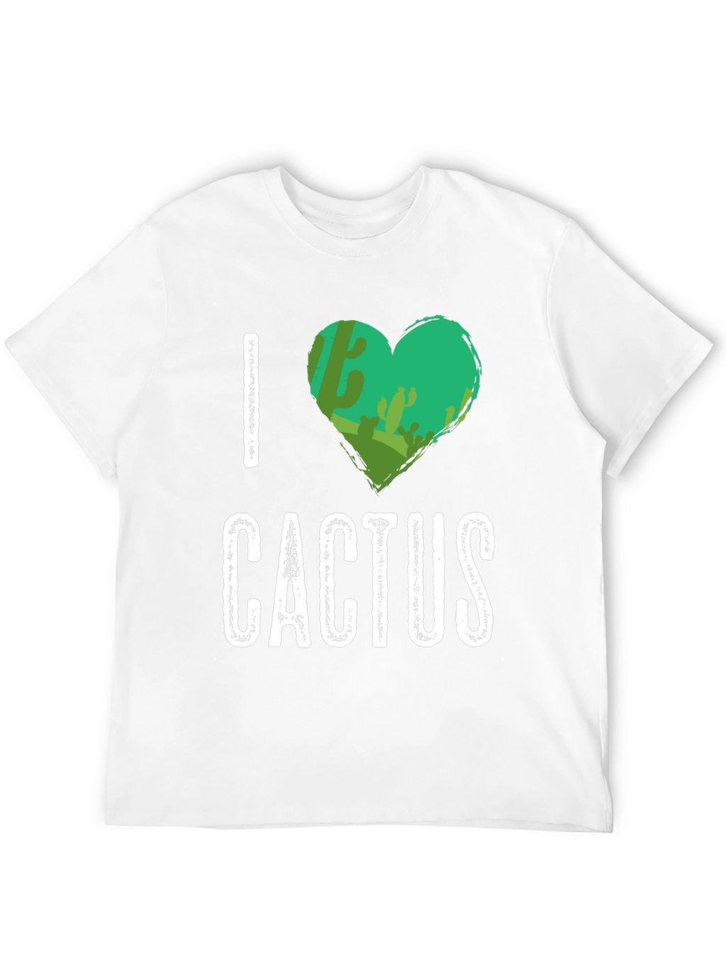 I Heart Cactus Graphic T-Shirt