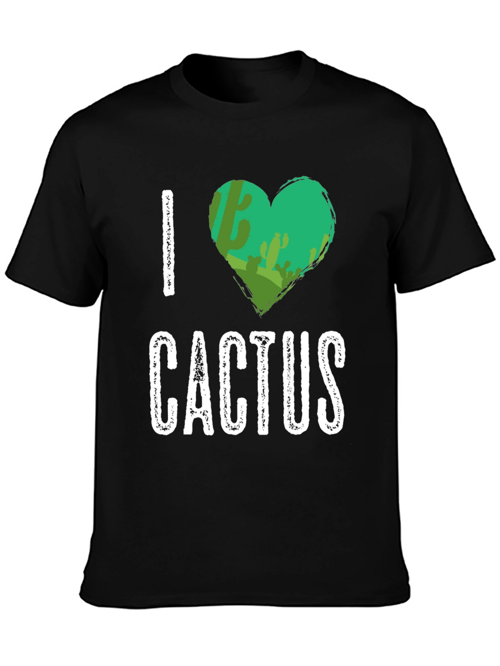 I Heart Cactus Graphic T-Shirt