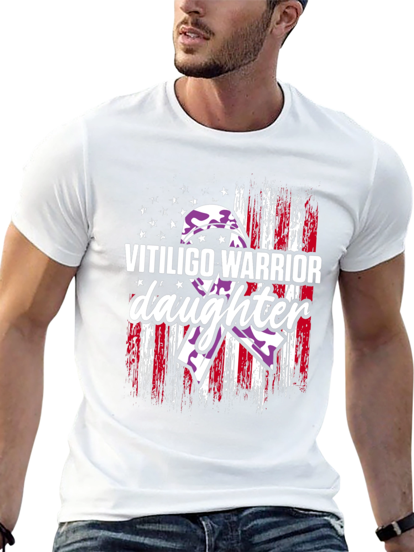 Vitiligo Warrior Daughter T-Shirt