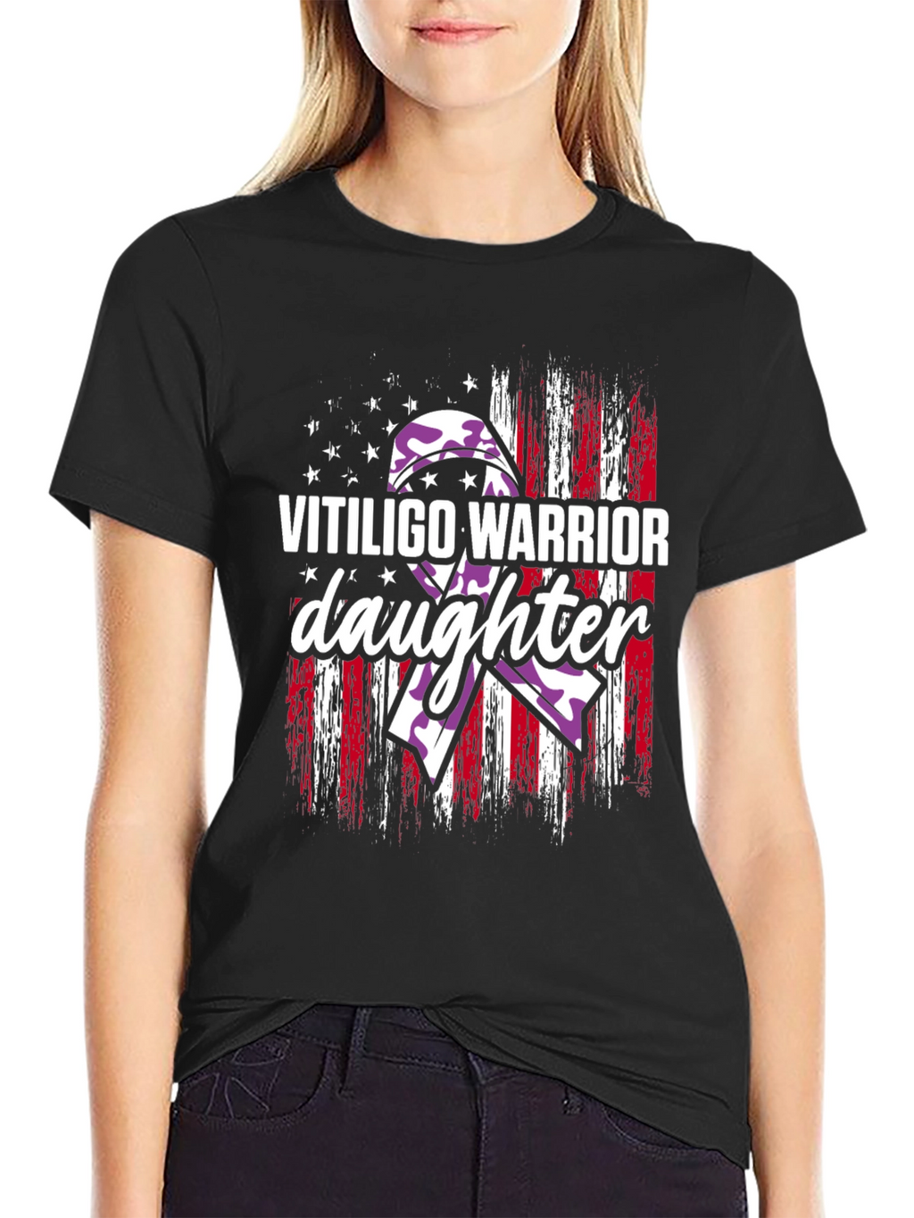 Vitiligo Warrior Daughter T-Shirt