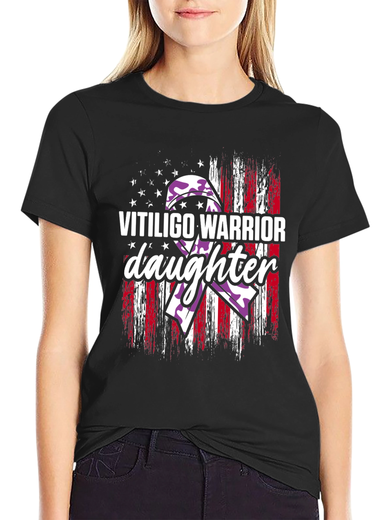 Vitiligo Warrior Daughter T-Shirt