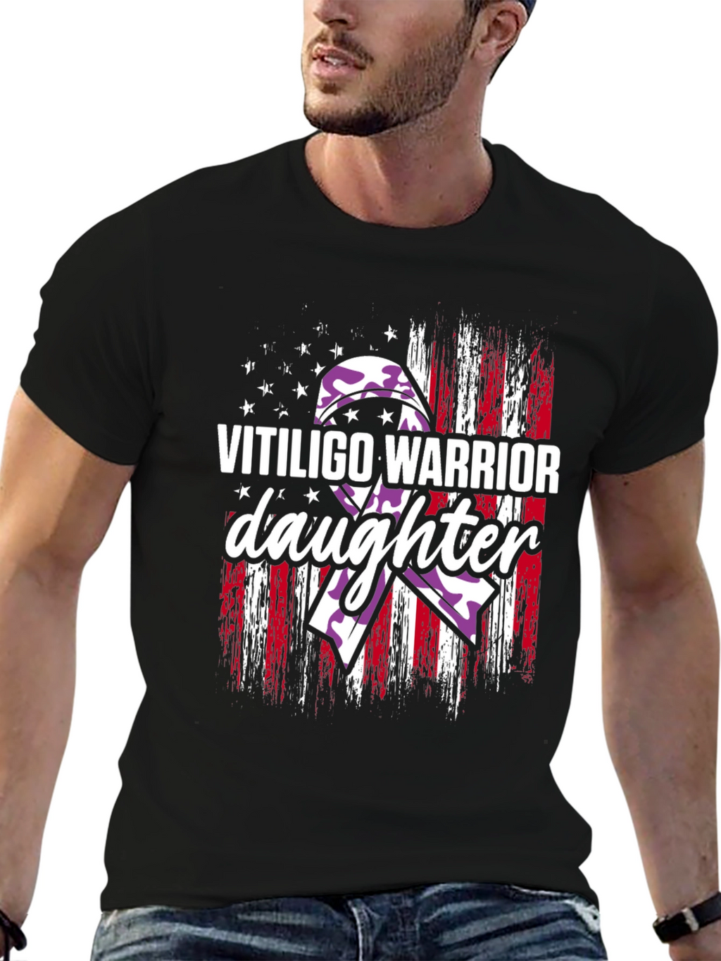 Vitiligo Warrior Daughter T-Shirt