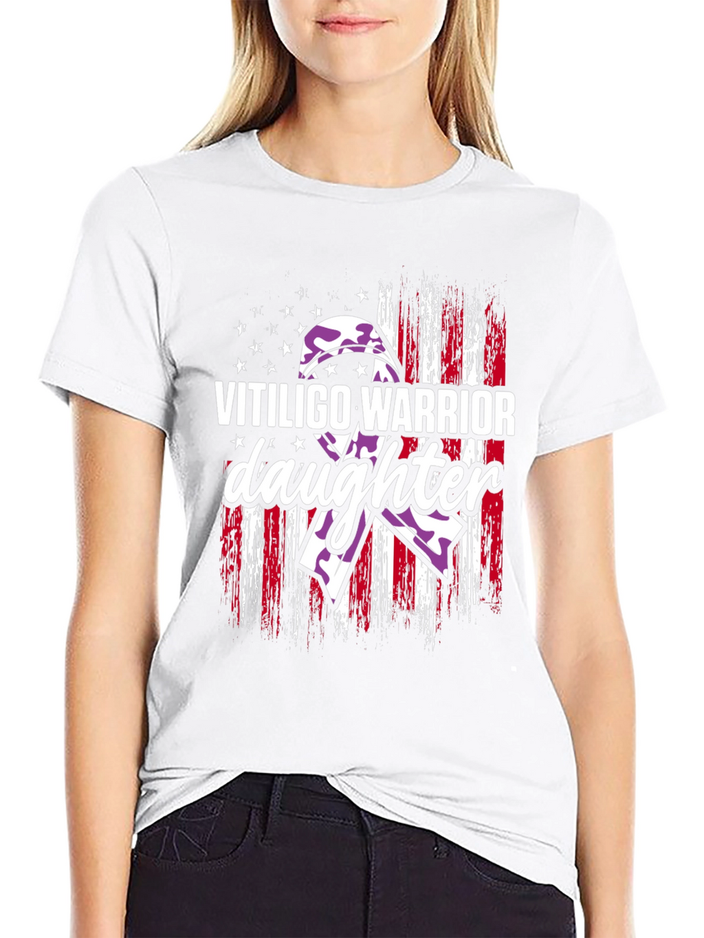 Vitiligo Warrior Daughter T-Shirt
