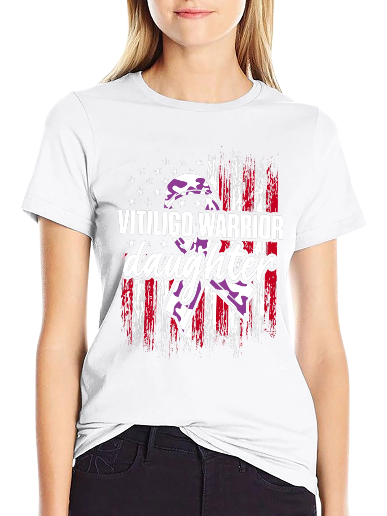 Vitiligo Warrior Daughter T-Shirt